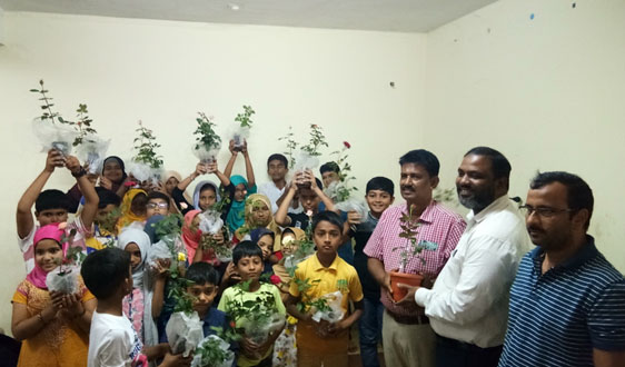 ‘ಗುಲ್ಶನ್’ ಮಕ್ಕಳಿಗಾಗಿ ತೋಟಗಾರಿಕಾ ಉತ್ಸವ